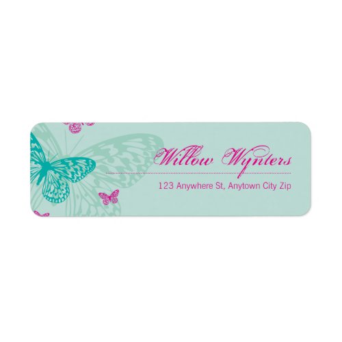 SMALL LABEL SEALS  butterflies 5