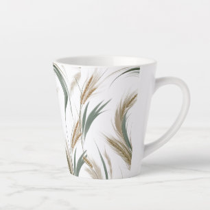 Small Latte Mug 12oz Minimal Farmhouse Style