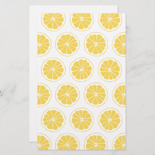 Small Lemon Slices Graphic Pattern (Front/Back)