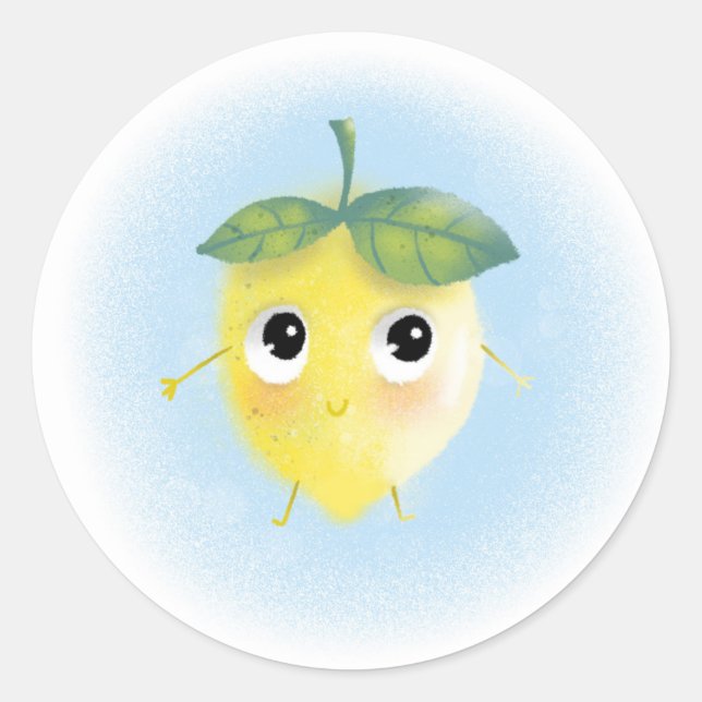 Small Lemon Stickers (Front)