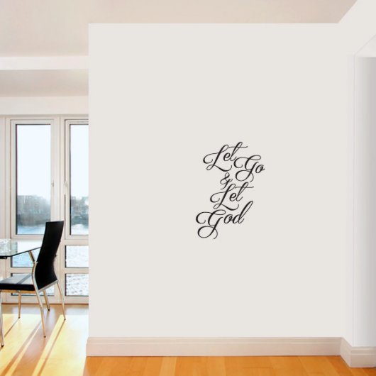 Small Let Go & Let God Wall Decal (Small)