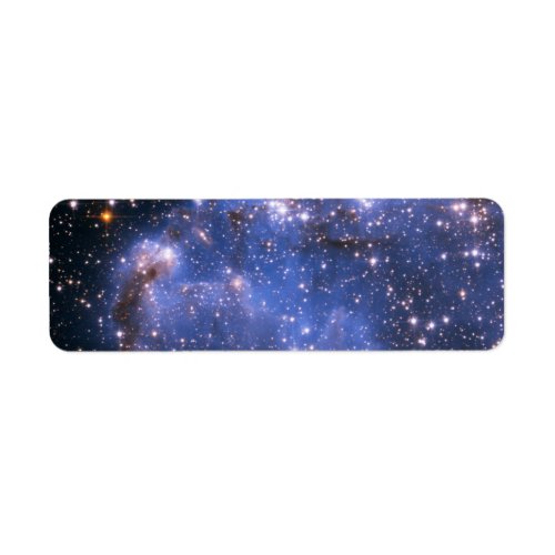 Small Magellanic Cloud Celestial Photo Label