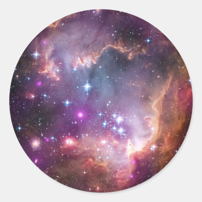 Small Magellanic Cloud Classic Round Sticker (Front)
