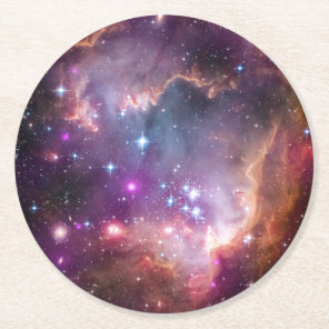 Small Magellanic Cloud Round Paper Coaster