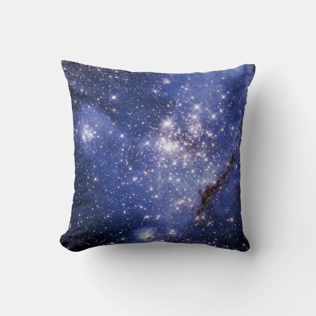 Small Magellanic Cloud Throw Pillow (Front)