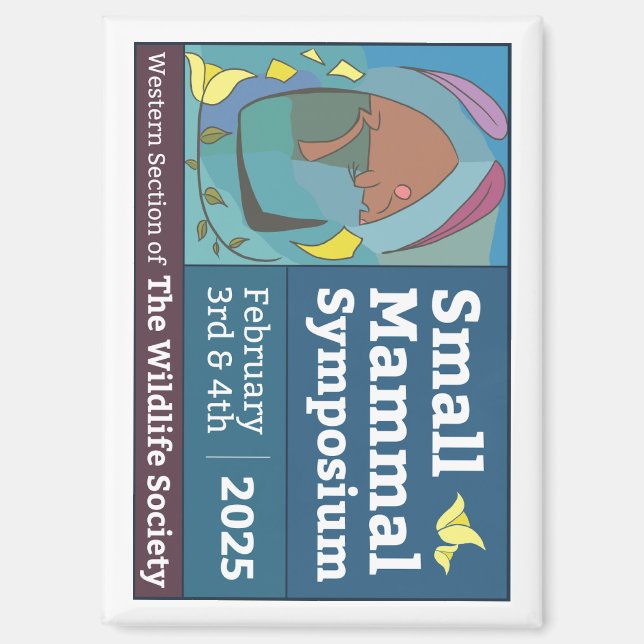 Small Mammal Symposium Magnet (Front)