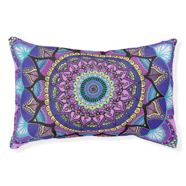 Small Mandala Dog Bed (Front)