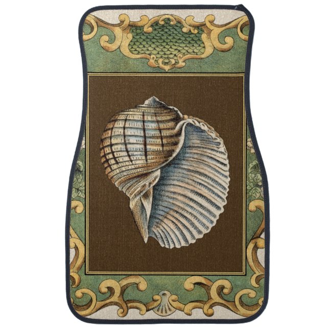 Small Mermaid's Shells Car Floor Mat (Front)