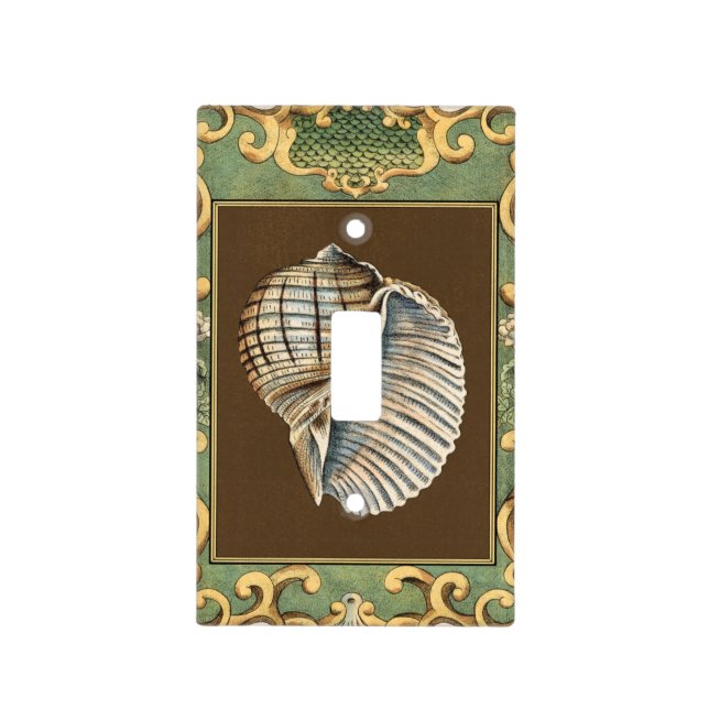 Small Mermaid's Shells Light Switch Cover (Front)