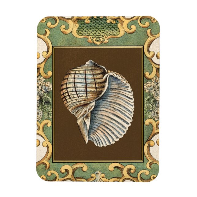 Small Mermaid's Shells Magnet (Vertical)