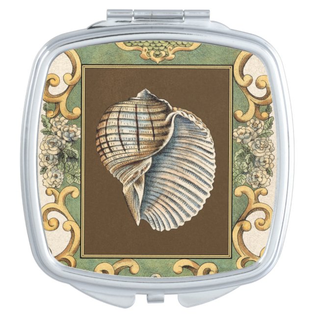 Small Mermaid's Shells Makeup Mirror (Front)