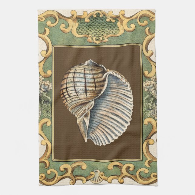 Small Mermaid's Shells Towel (Vertical)