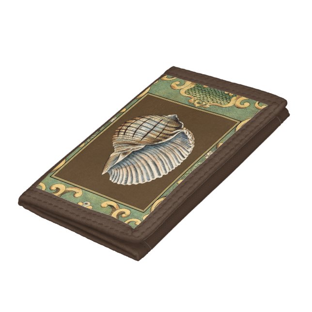 Small Mermaid's Shells Tri-fold Wallet (Bottom)