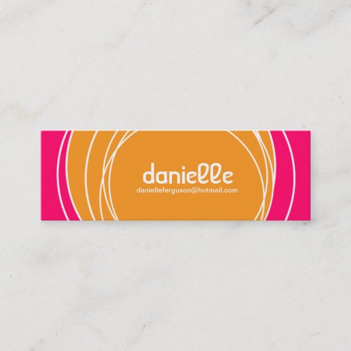 Customizable Small Mini Calling Card Business Card