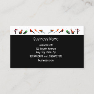 Small Motor Engine Rental Business Card