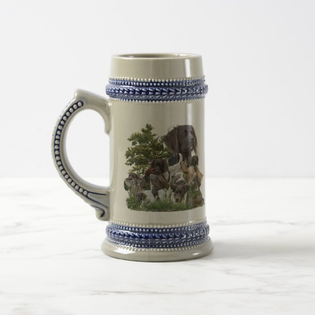 Small Munsterlander   Beer Stein (Left)