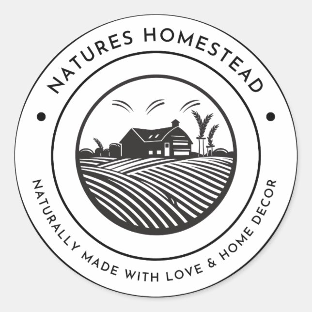 Small Natures Homestead Stickers (Front)