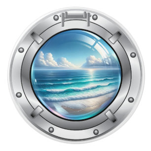 Small Nautical - Ocean Ceramic Drawer Knobs