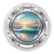 Small Nautical - Ocean Ceramic Drawer Knobs