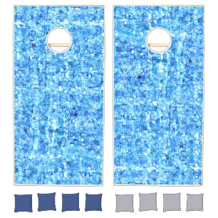 Small notches in the drawing as if done by pen cornhole set