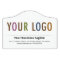 Small Office Door Sign with Logo Acrylic Custom