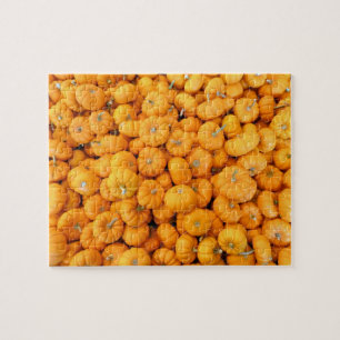 Small Orange Harvest Pumpkins Jigsaw Puzzle