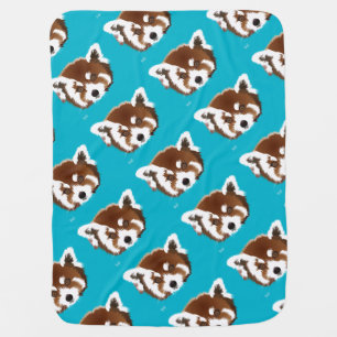 small panda baby blanket