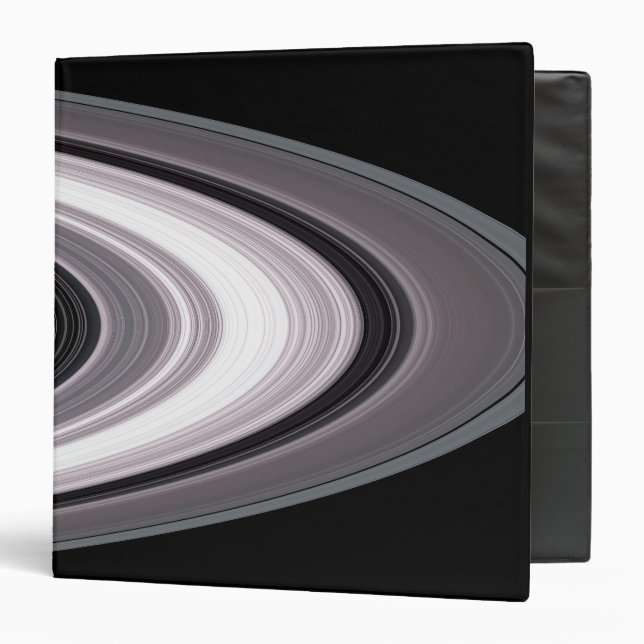 Small Particles in SaturnÃ¯Â¿Â½s Rings 3 Ring Binder (Front/Inside)