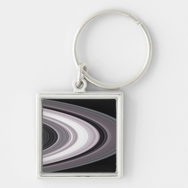 Small Particles in SaturnÃ¯Â¿Â½s Rings Keychain (Front)
