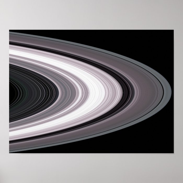 Small Particles in SaturnÃ¯Â¿Â½s Rings Print