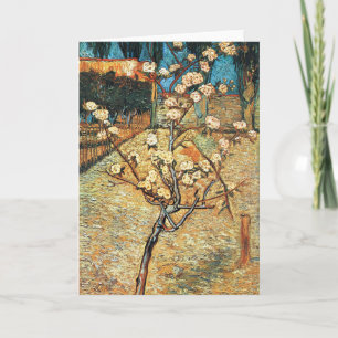 Small Pear Tree in Bloom by Vincent van Gogh Card