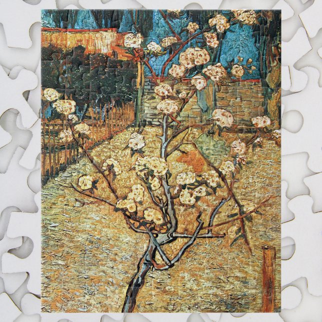 Small Pear Tree in Bloom by Vincent van Gogh Jigsaw Puzzle (Creator Uploaded)