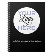 Small Personalized Notebook Custom Business Logo