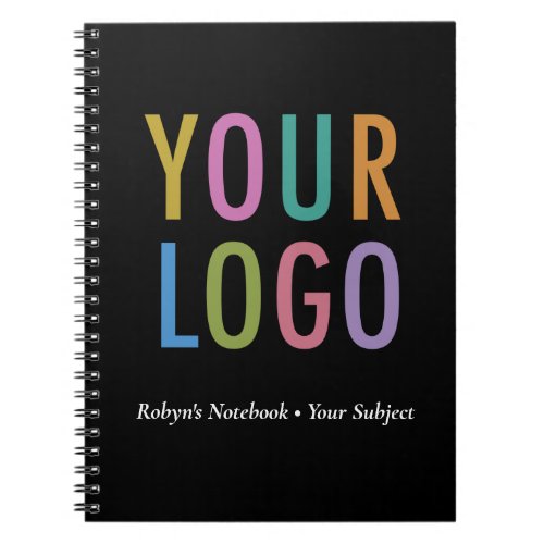 Small Personalized Notebook Custom Business Logo