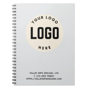 Small Personalized Notebook Custom Business Logo