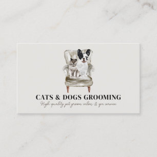 Small Pet Boarding Service Business Card