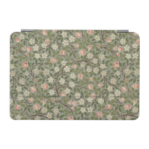Small pink and white flower wallpaper design iPad mini cover