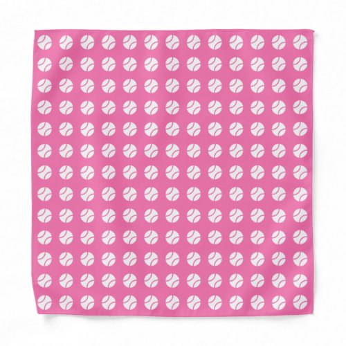 Small pink girls tennis bandana for kids