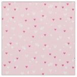 Small Pink Hearts Love Valentine's Day Fabric