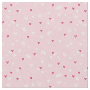 Pastel Color Candy Hearts Valentine's Day Fabric