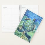Small Planner Watercolor Sea Turtle #2<br><div class="desc">Features one of my watercolor paintings.</div>