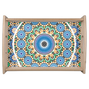 Small Plateaux with Mosaic Serving Tray