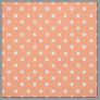 Small Polka Dot Coral Peach Fabric