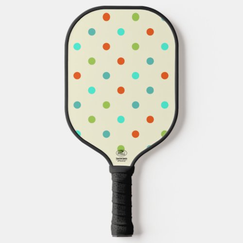 Small Polka Dots Pickleball Paddle Template