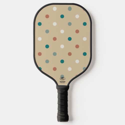 Small Polka Dots Pickleball Paddle Template