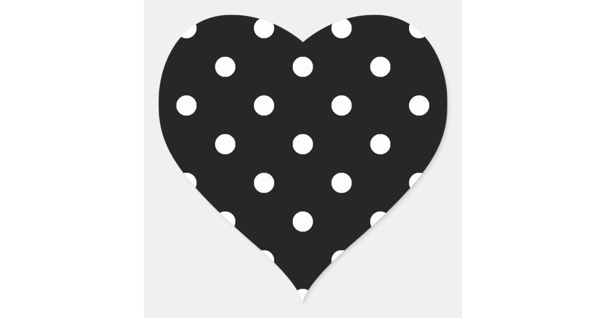 polka dot heart clipart