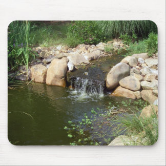 Small Pond and Waterfall Mousepad
