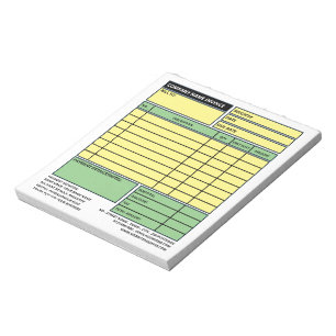 Small Professional Business Invoice/Quotation Notepad