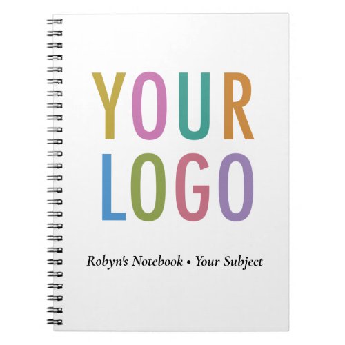 Small Promotional Notebook Company Logo No Minimum