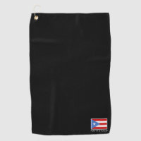 Small Puerto Rican Flag Golf Sports Towel